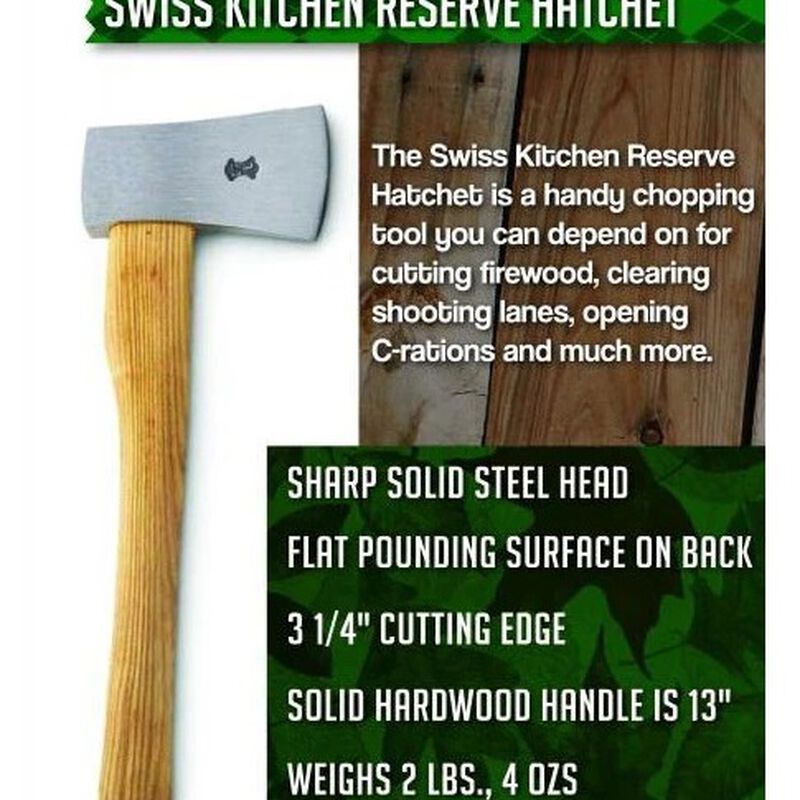 Swiss Kitchen Reserve Hatchet, , large image number 4